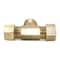 Thrifco Plumbing No. 72 1/2 Inch x 1/2 Inch Lead-Free Brass Compression MIP Tee 6972011 - alternate 3